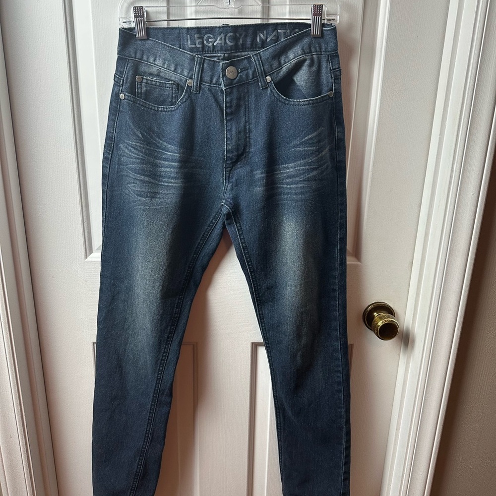 Legacy Nation Dark Blue Men's Jeans Size 28”x30”
